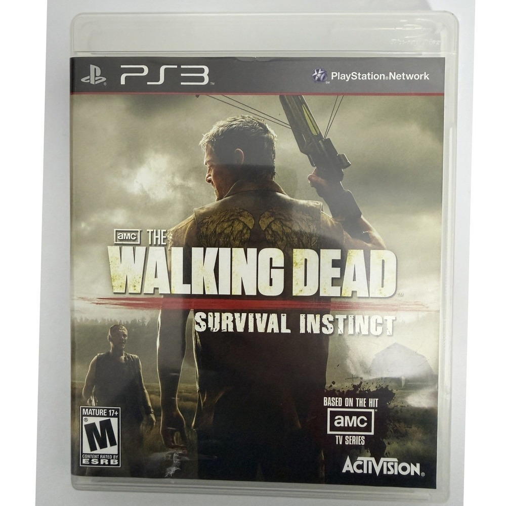 The Walking Dead Survival Instinct 2013 - Sony PS3  - CIB W/ Manual Tested
